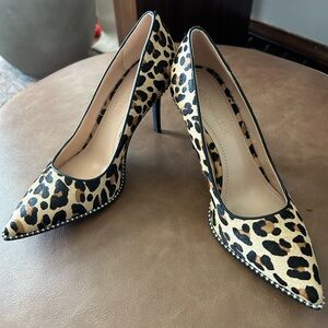 Coach Leopard Print Heels - Size 6